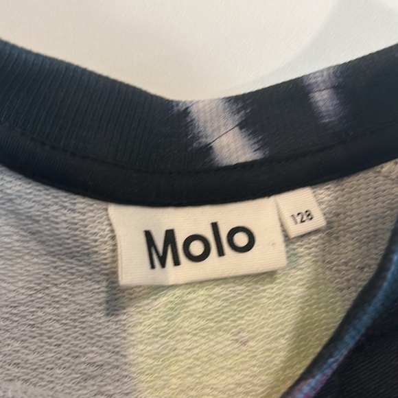 Molo - size 128/8 year old, record sweatshirt, black - Picture 4 of 6